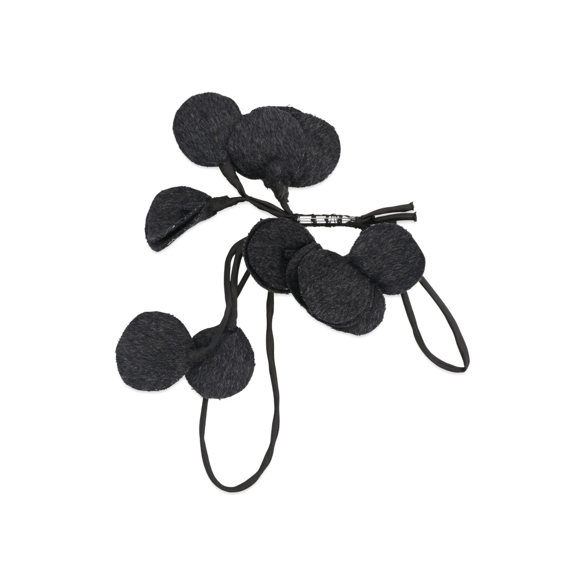wool petal brooch