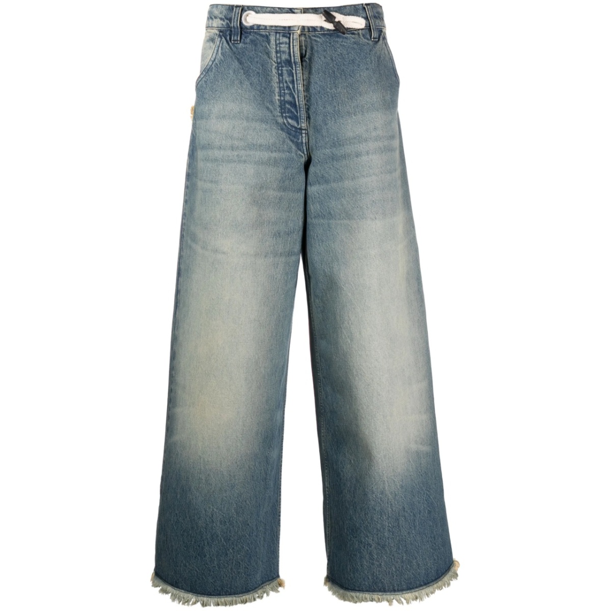 x Palm Angels raw-edge jeans