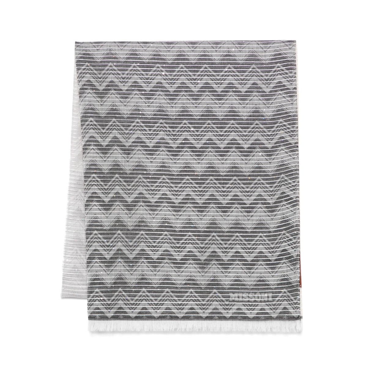 zigzag-woven scarf