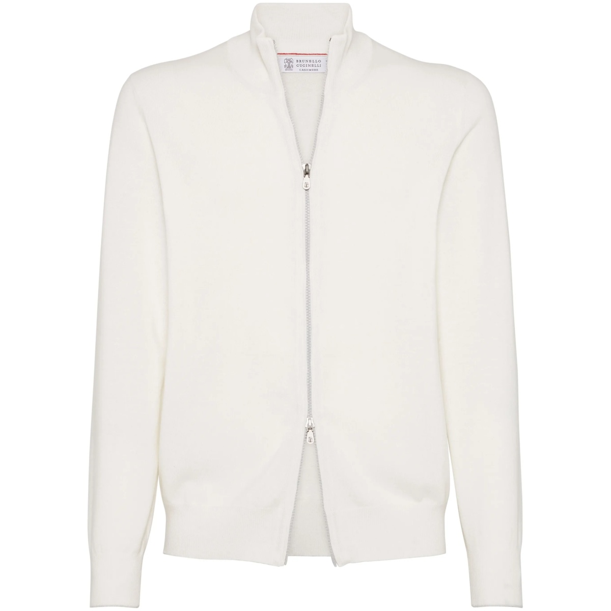 zip-up cardigan