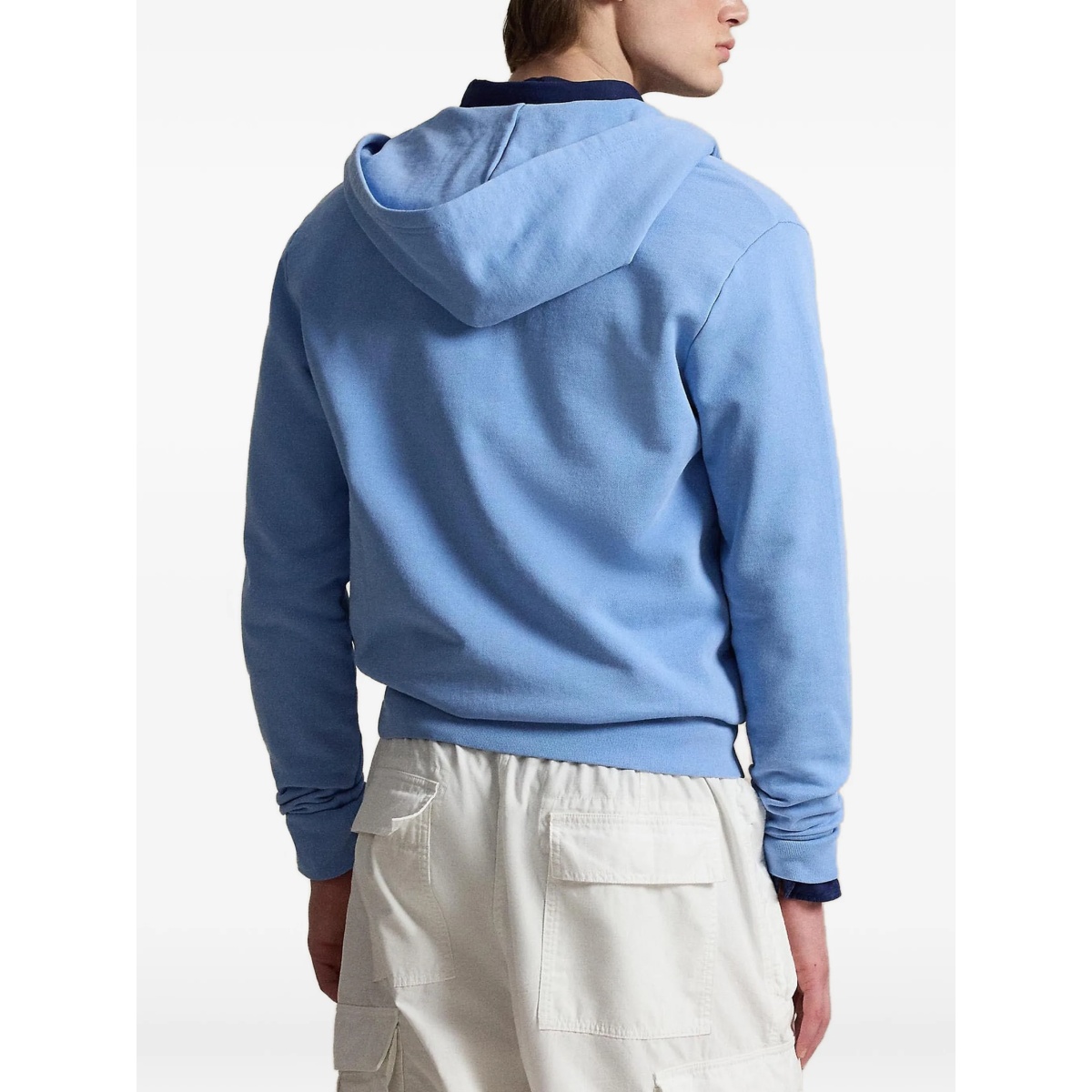 zip-up drawstring hoodie - Img 4