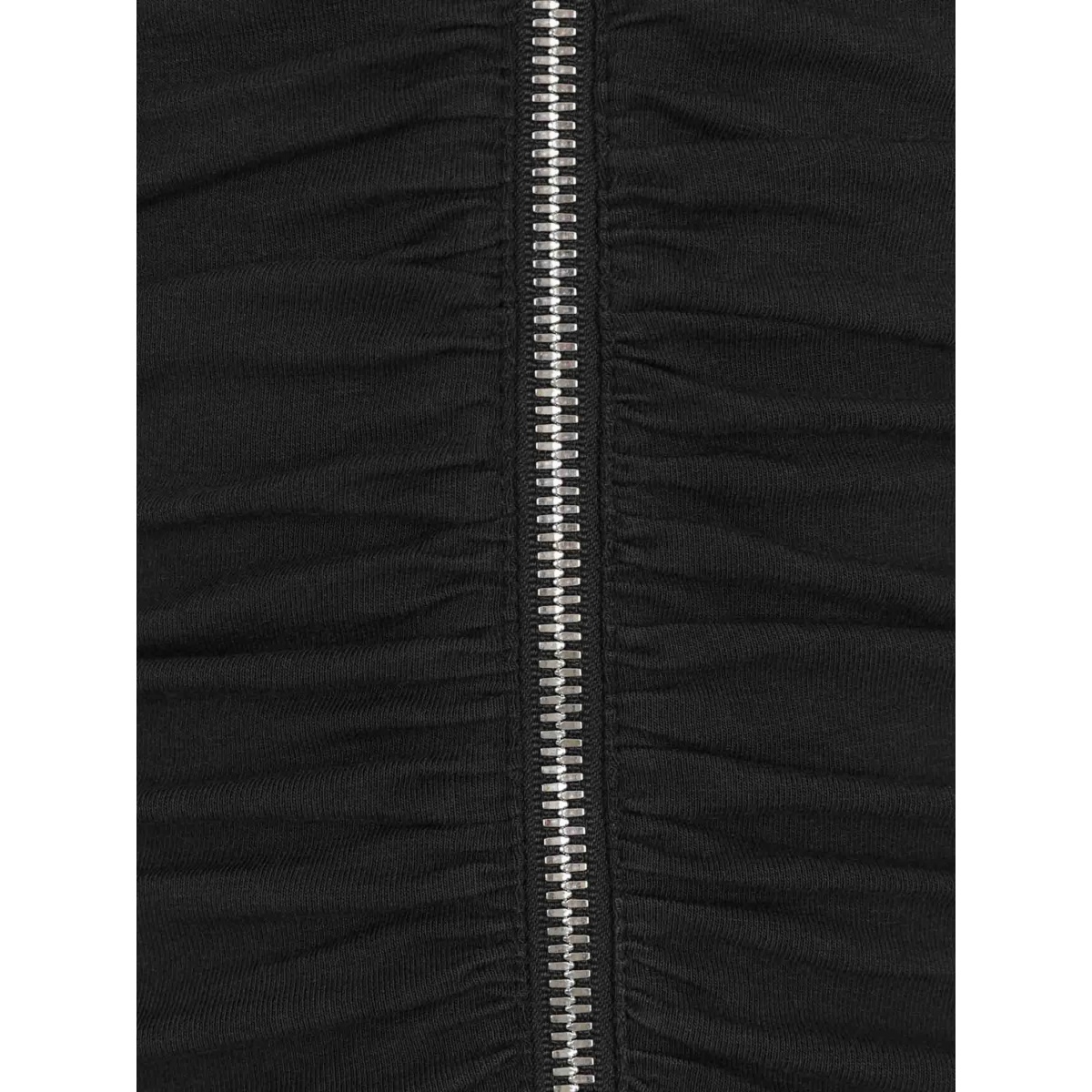 zip-up gathered dress - Img 3