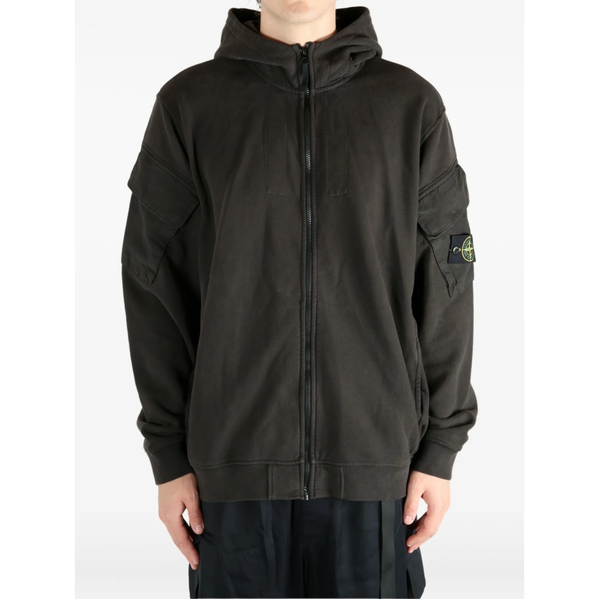 zip-up hoodie
