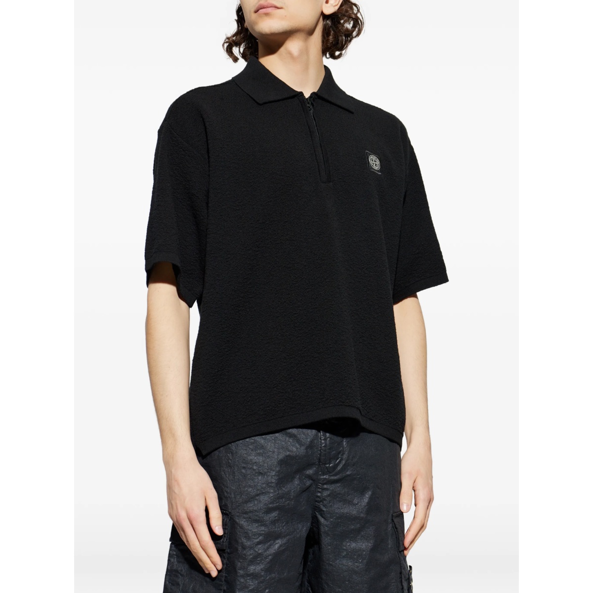 zip-up polo shirt - Img 3