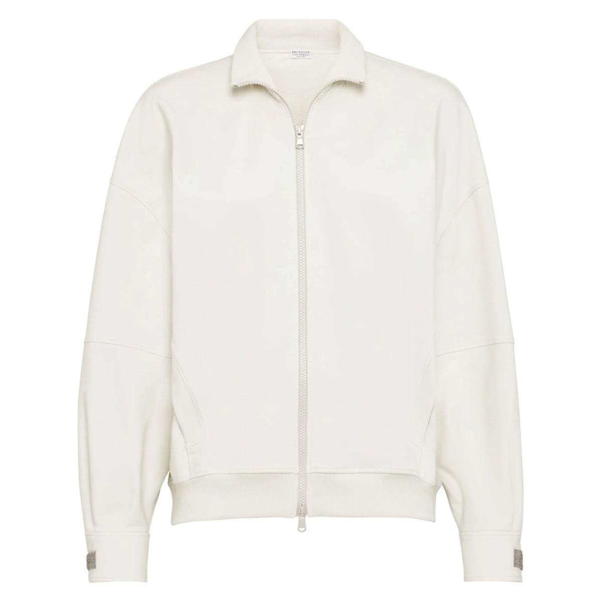 zip-up sweatshirt