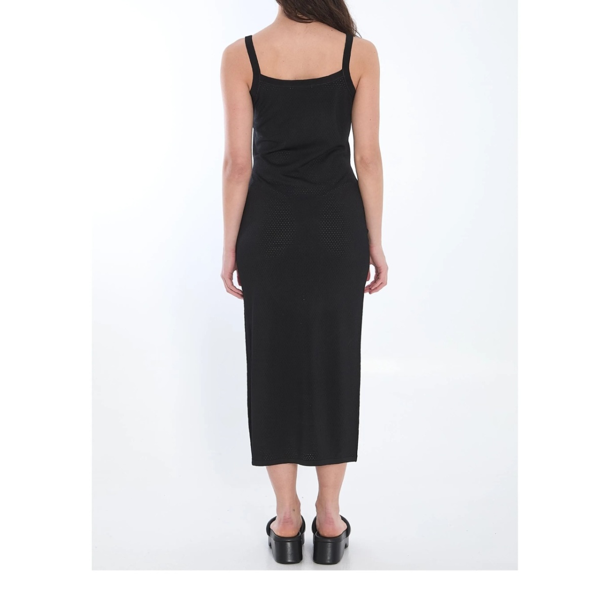 3D-logo mesh slip dress - Img 3