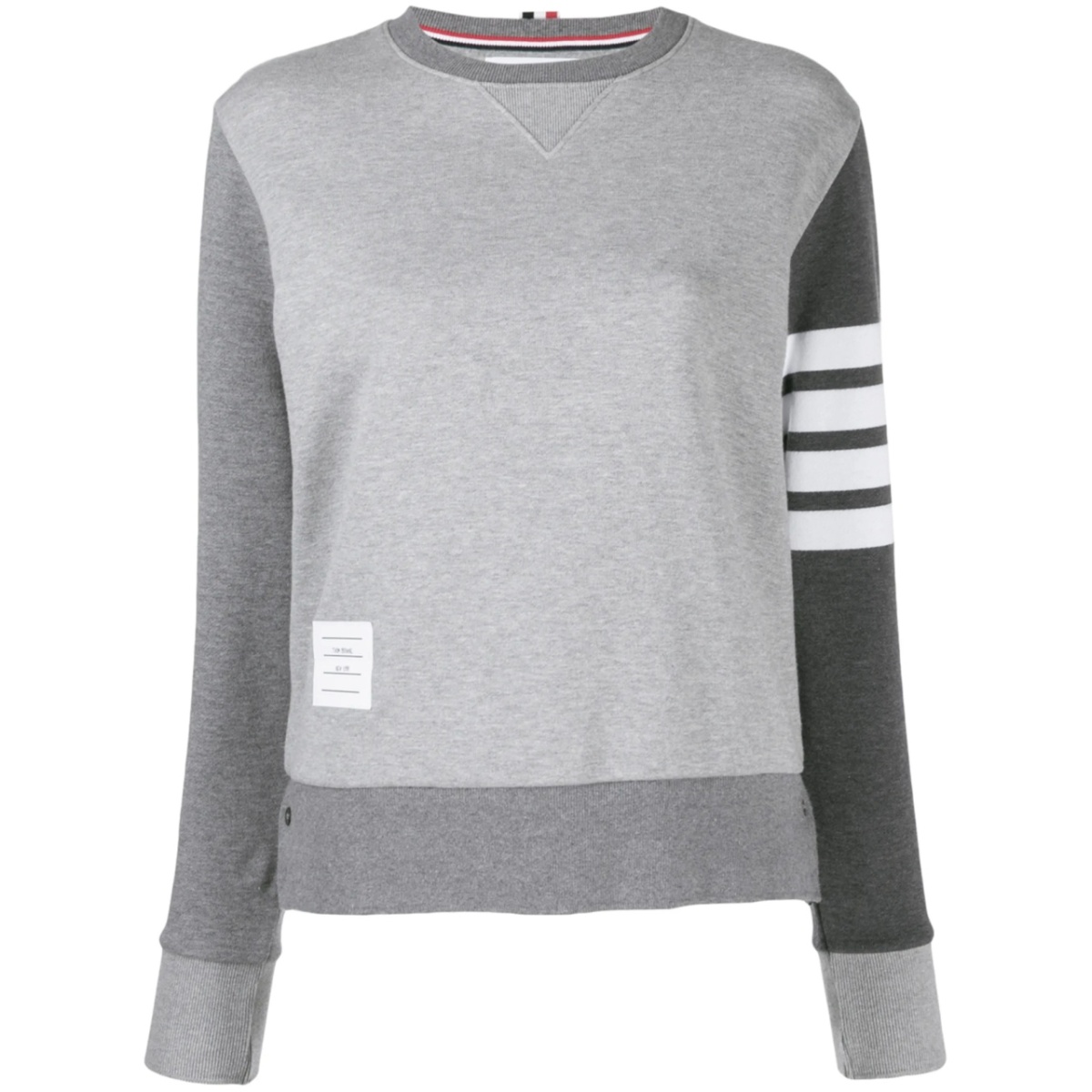 4-Bar loopback crew neck sweatshirt