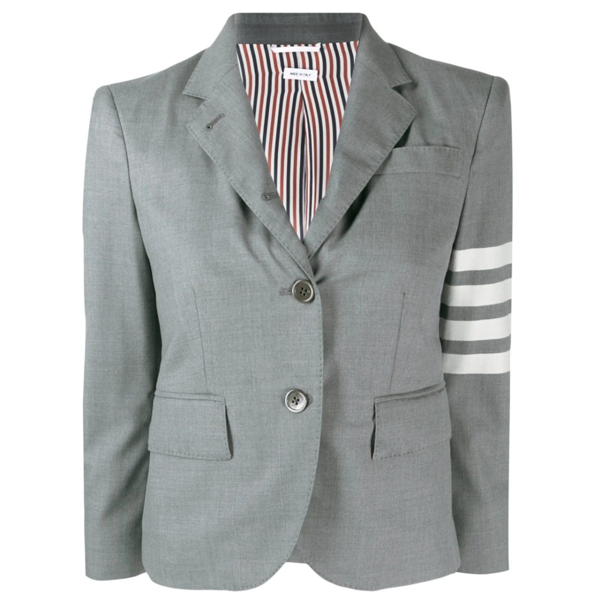 4-Bar plain weave suiting jacket