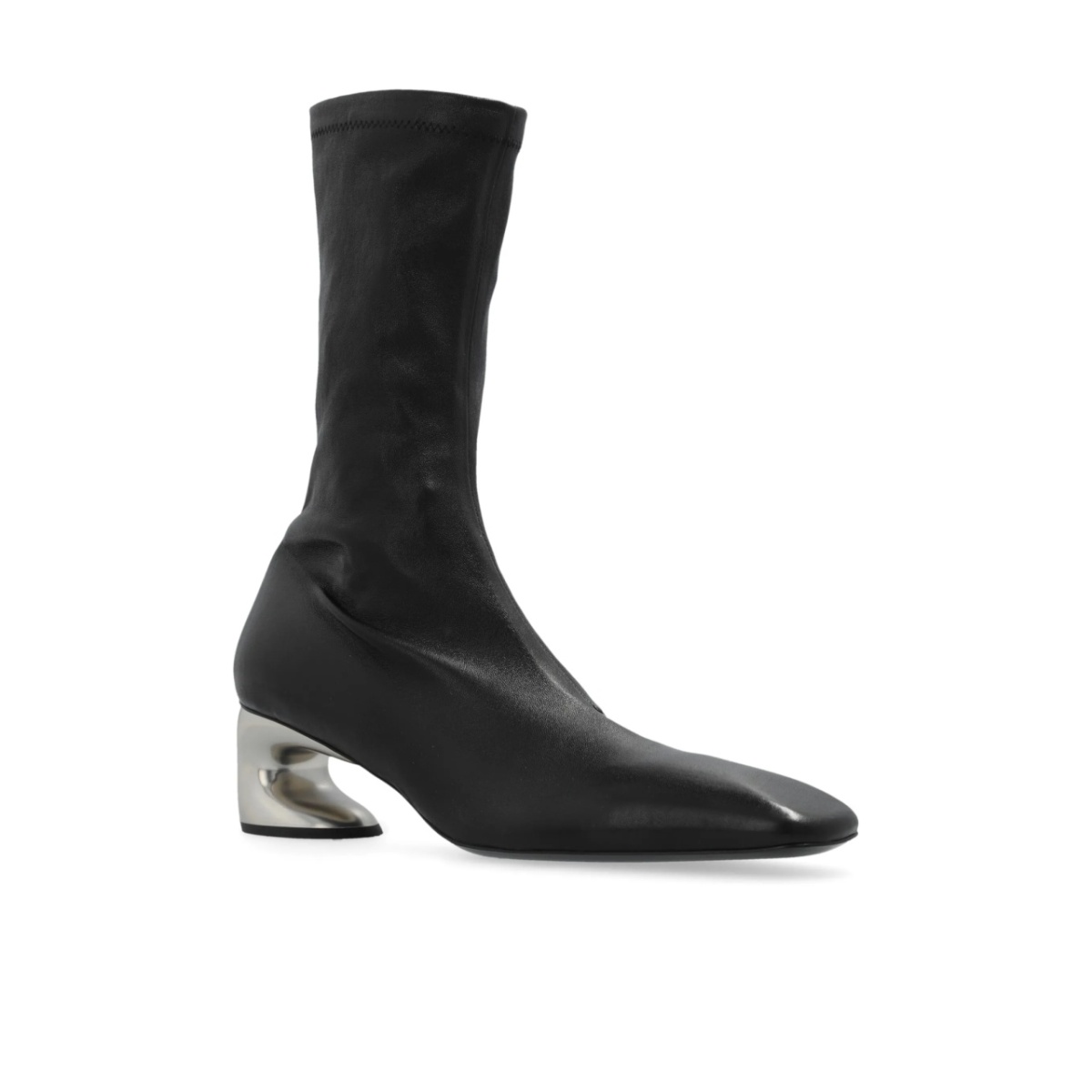 60mm contrast-heel ankle boots - Img 4