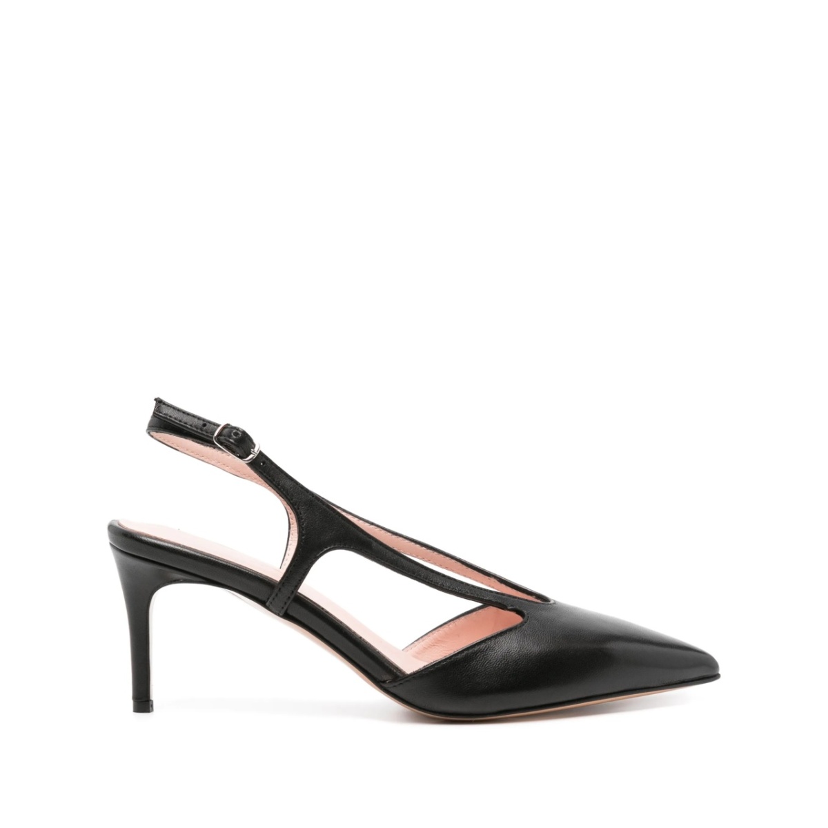 75mm slingback leather pumps