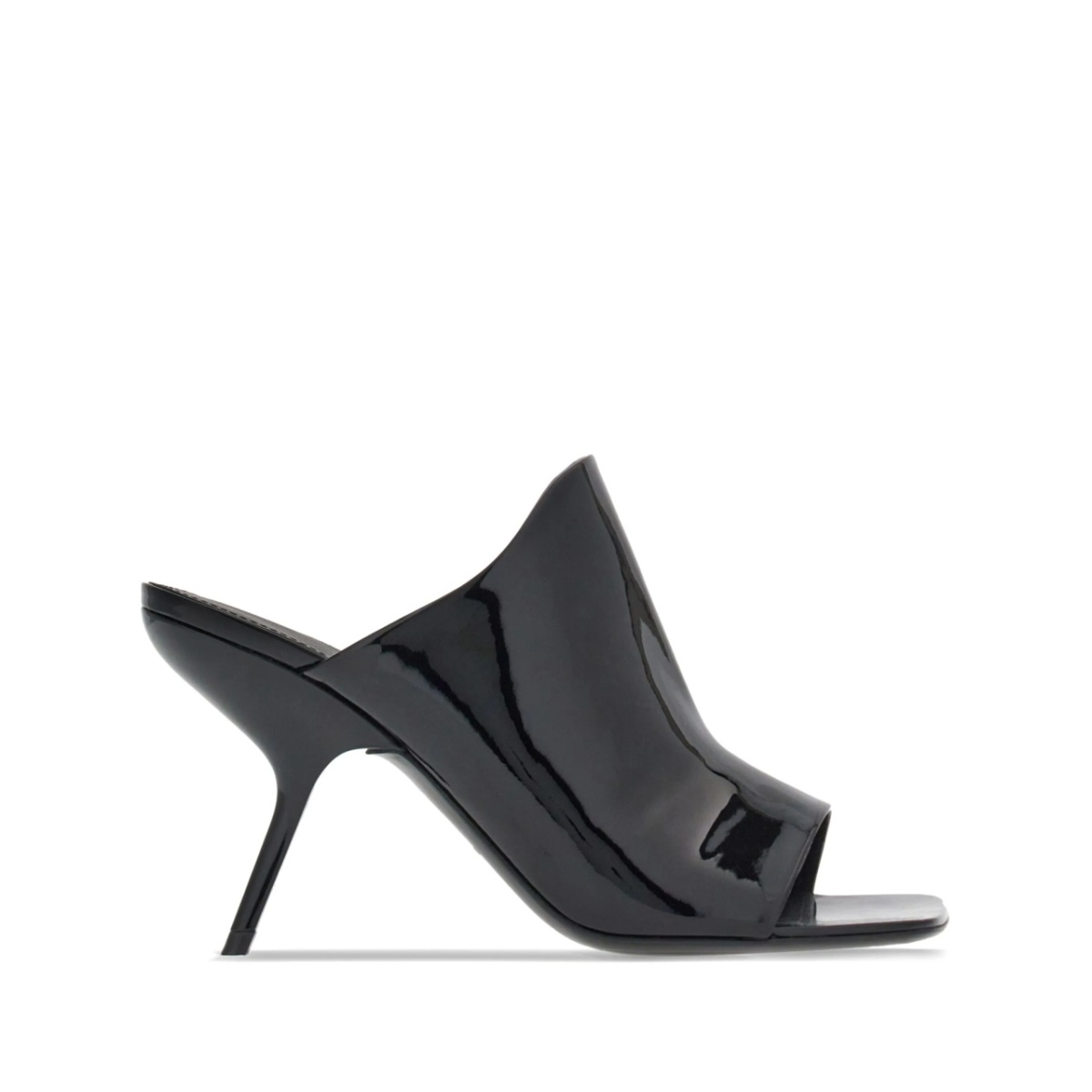 85mm open-toe slide mules