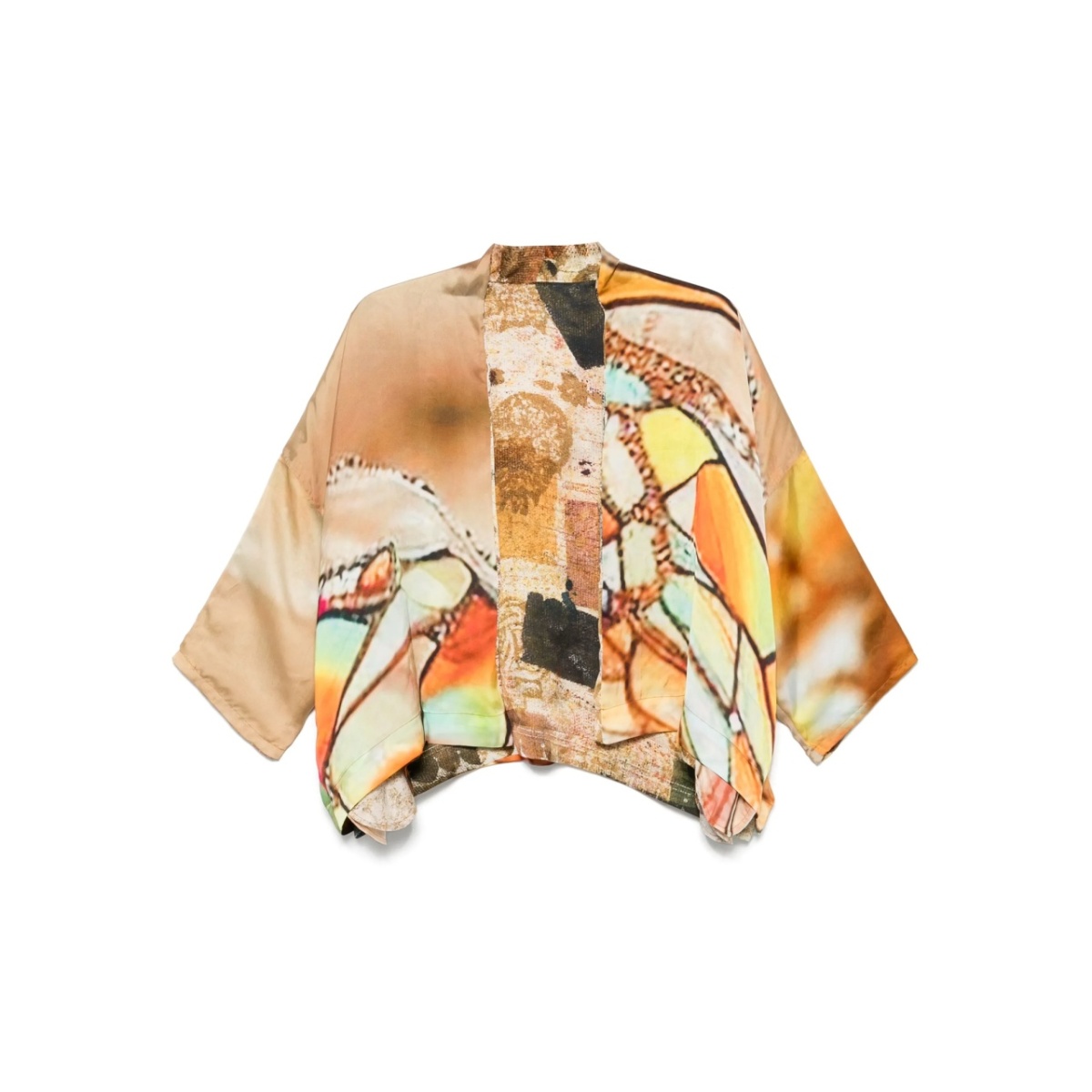 abstract-print jacket