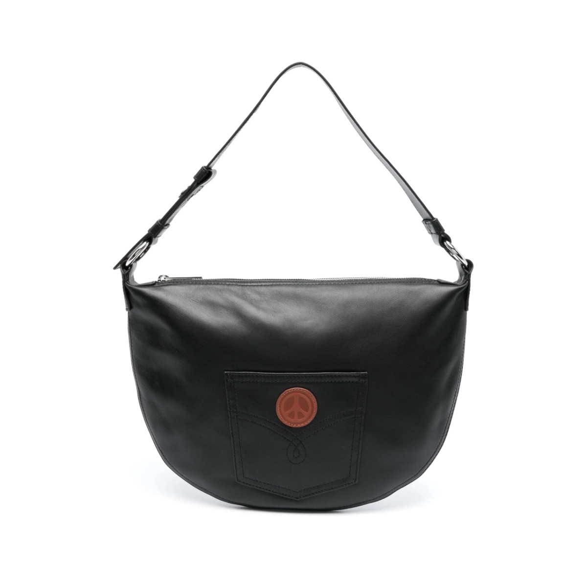 adjustable leather shoulder bag