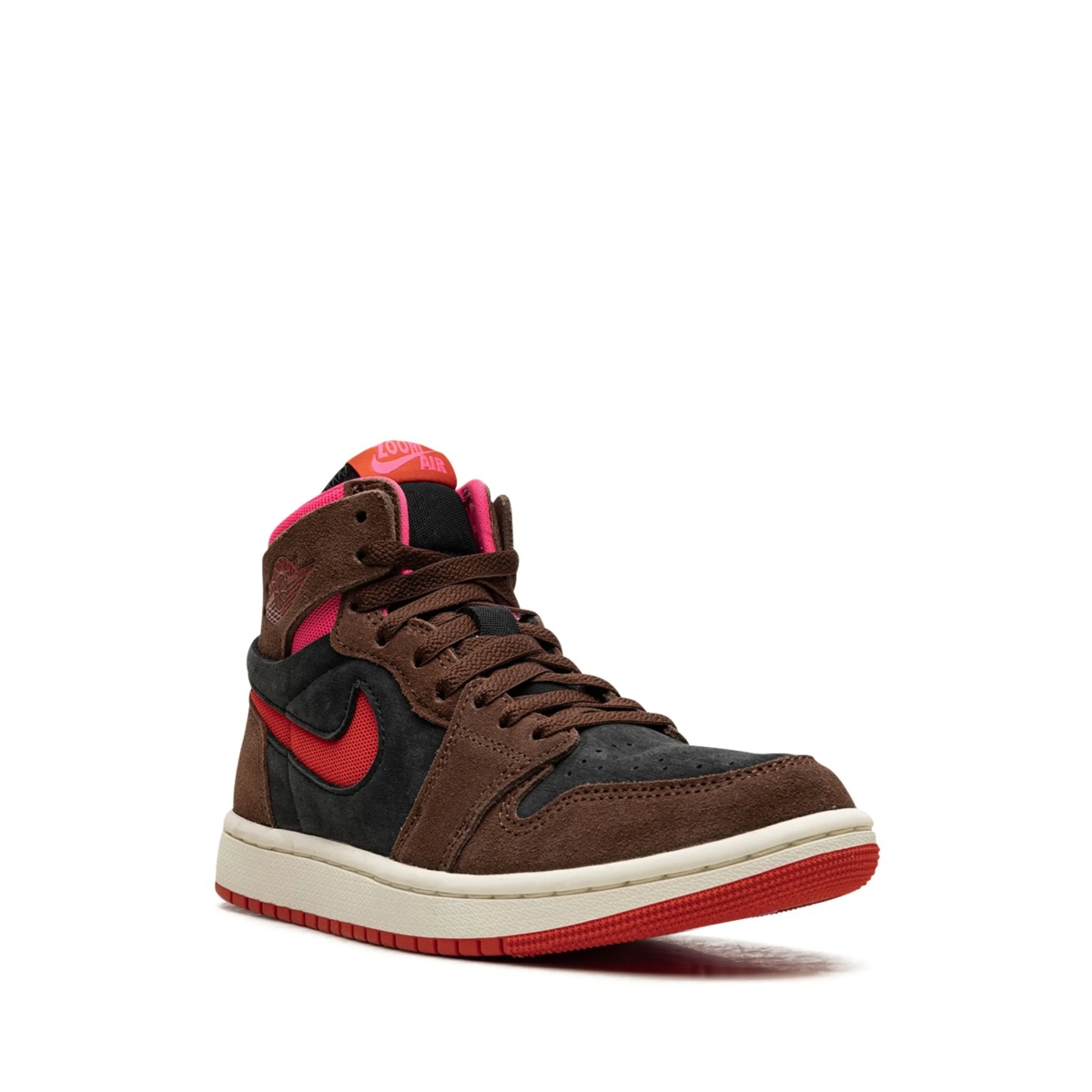 Air Jordan 1 Zoom Air CMFT "Cacao Wow/Picante Red/Black/Hyper Pink" sneakers - Img 2
