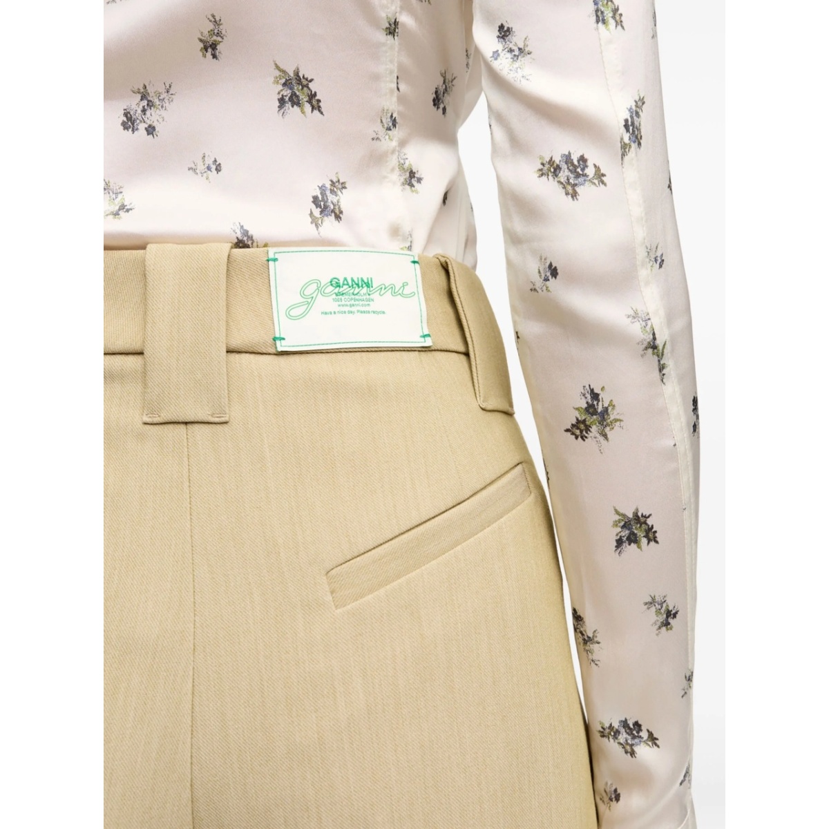 appliqué palazzo pants - Img 5