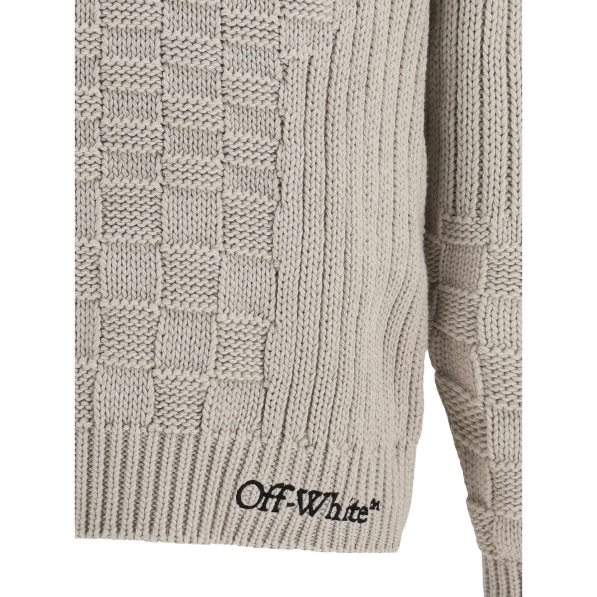 arrow 3D stitch knit crewneck - Img 3