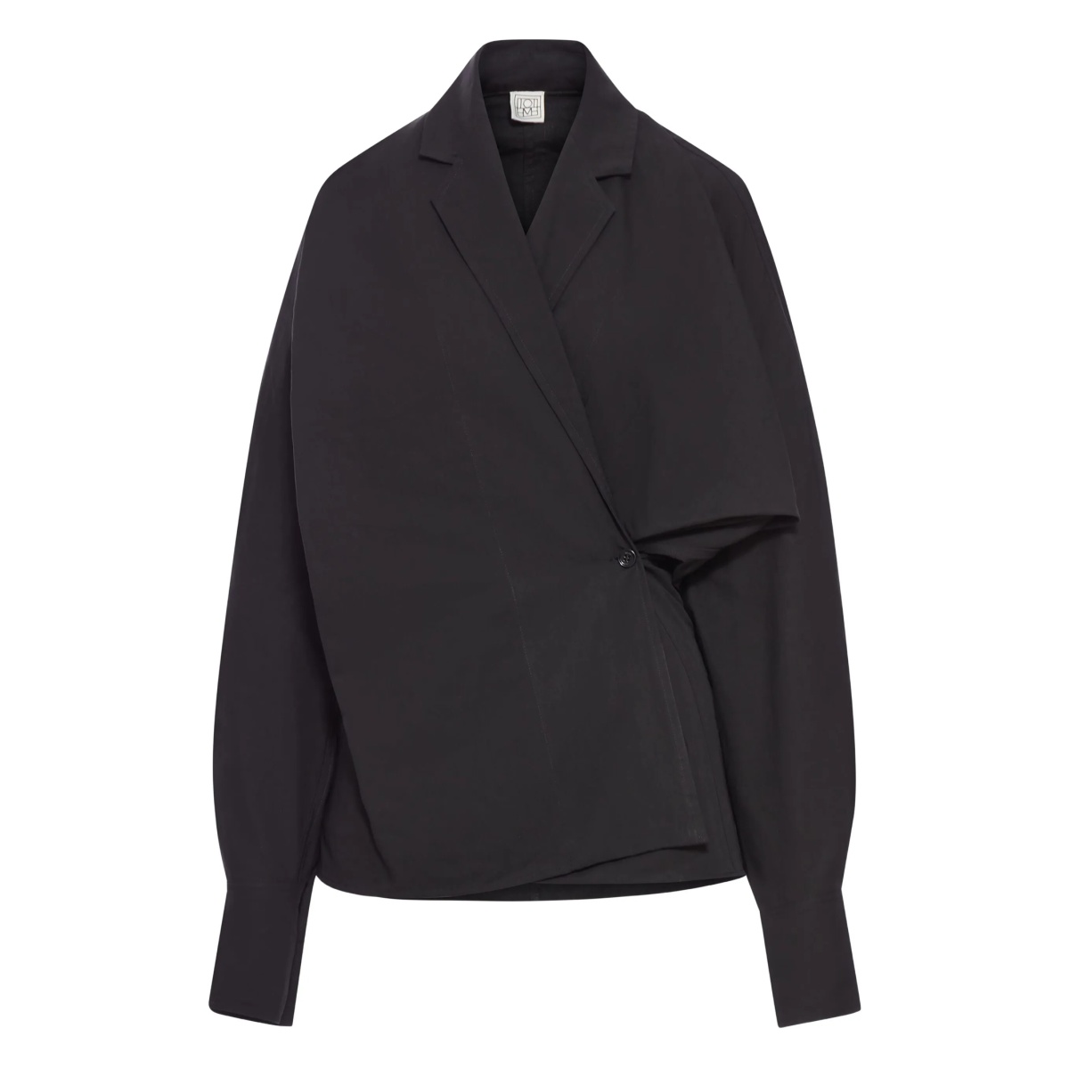 asymmetric wrap blouse