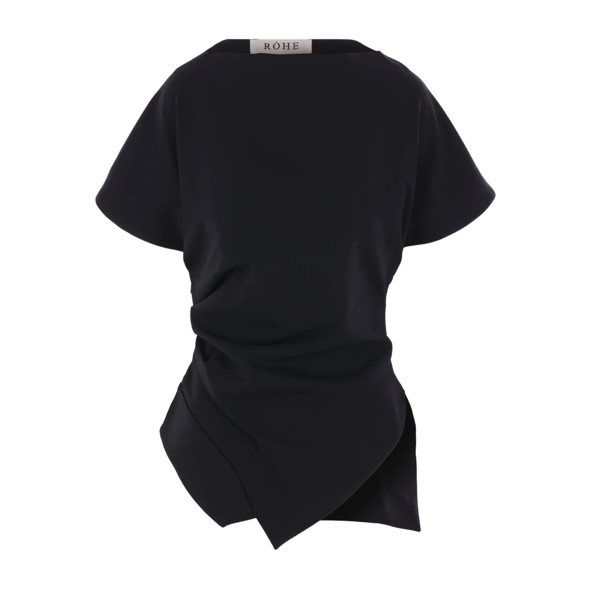 asymmetrical draped top