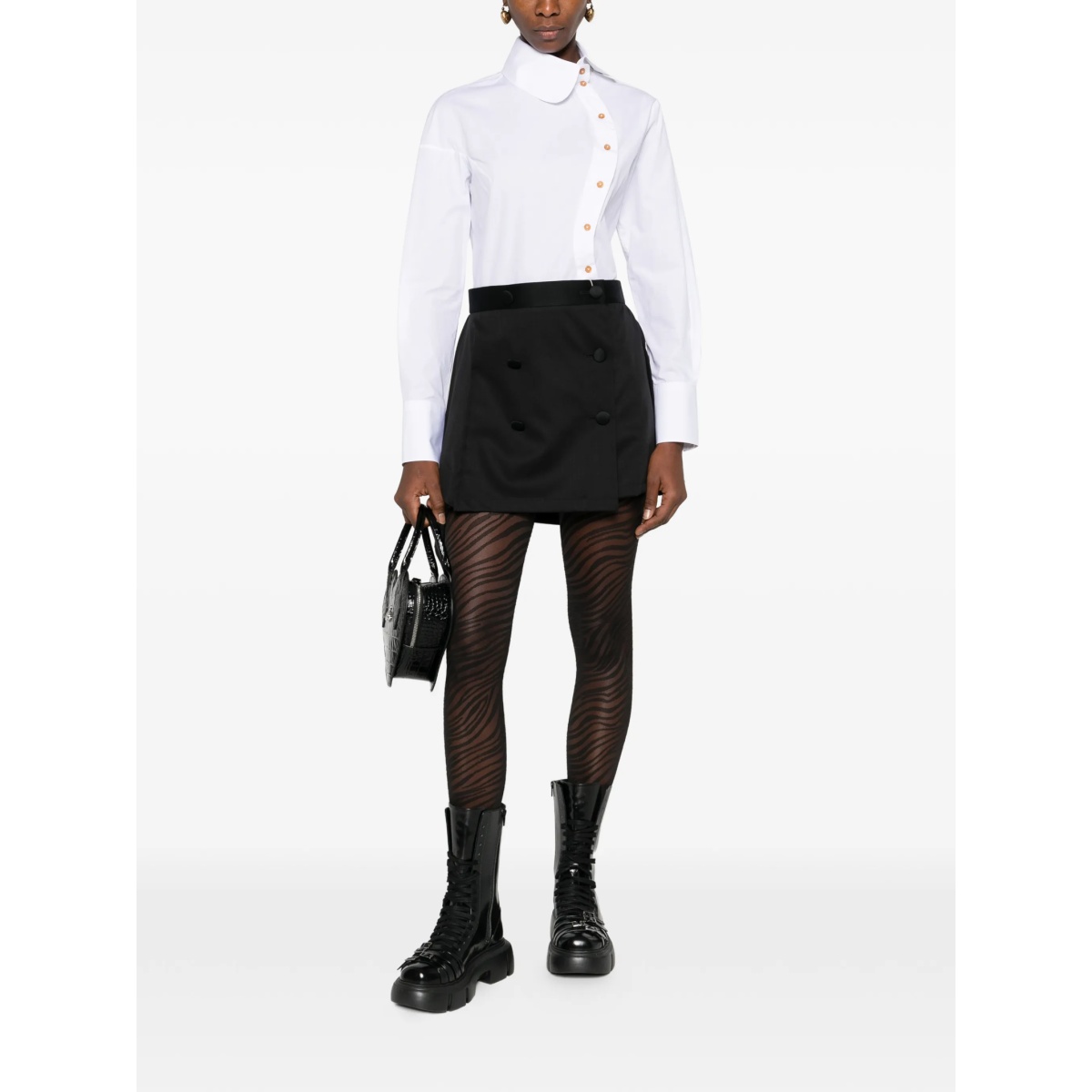 Bella orb-embroidered shirt - Img 2