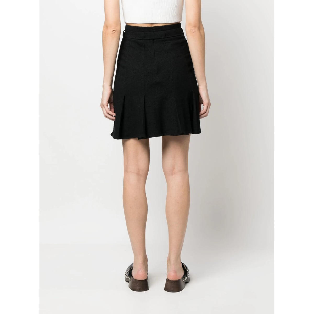 belted A-line skirt - Img 4