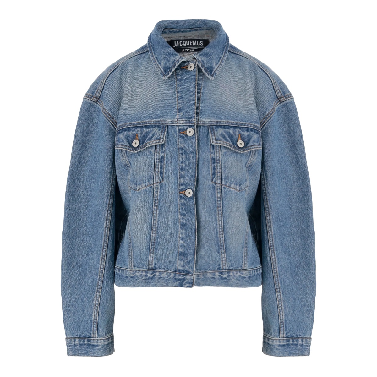 belted denim jacket