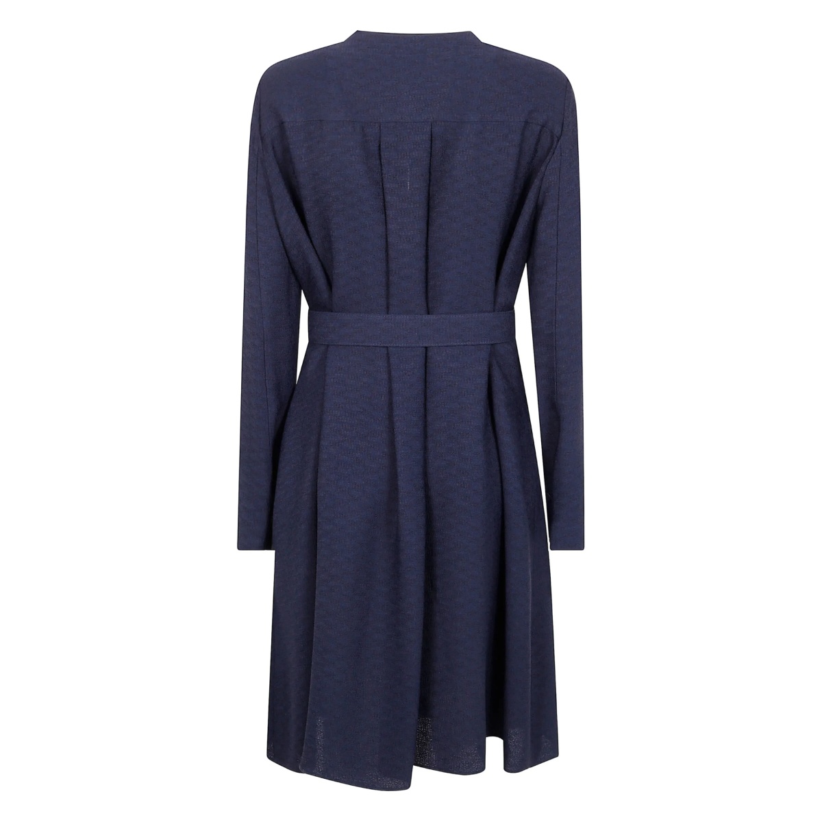 belted keyhole-neck dress - Img 2
