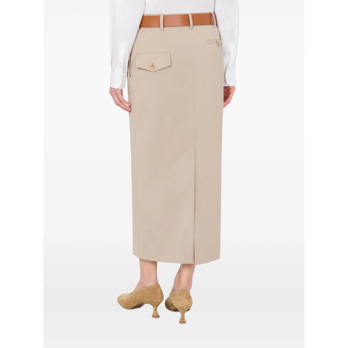 belted midi skirt - Img 3