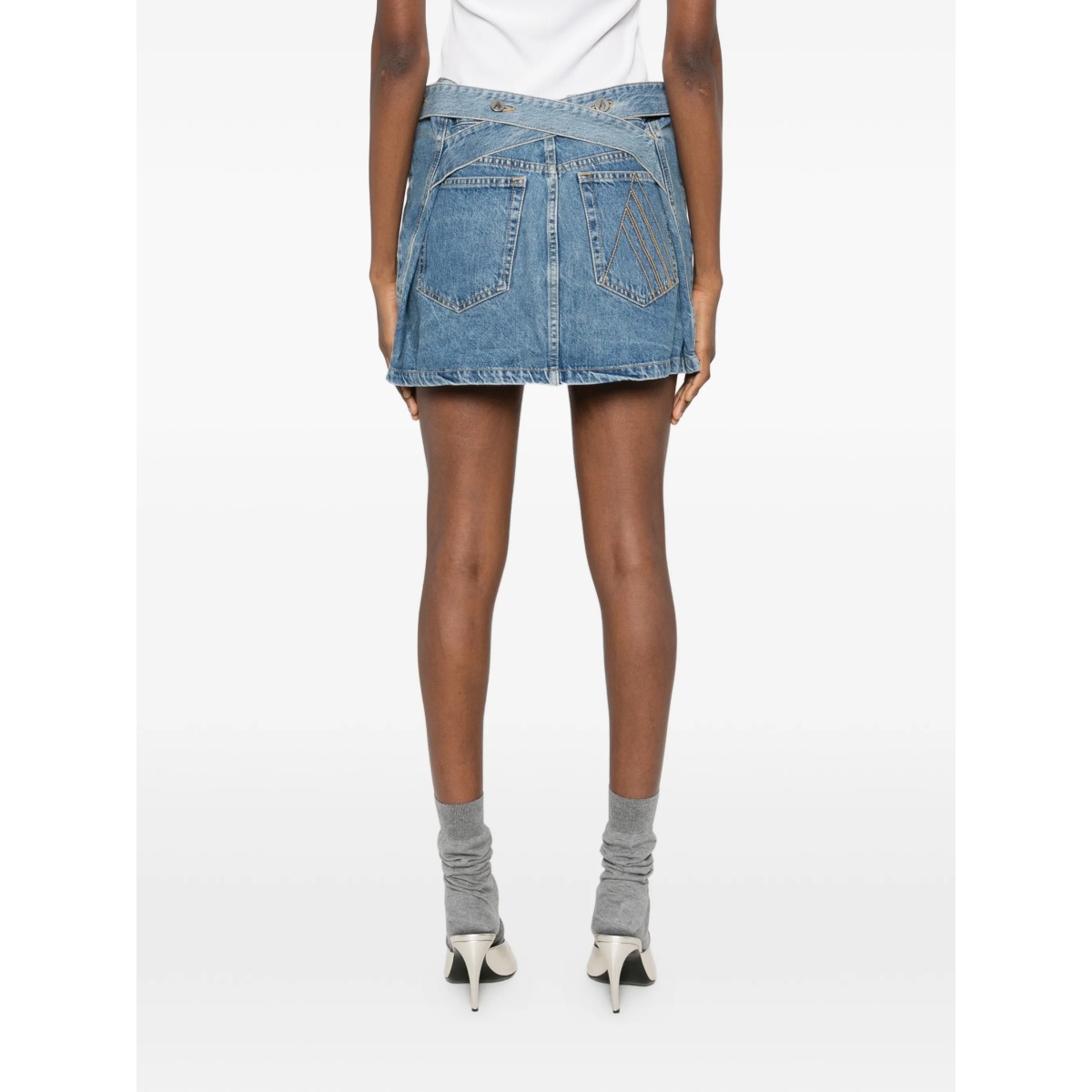 belted mini skirt - Img 4