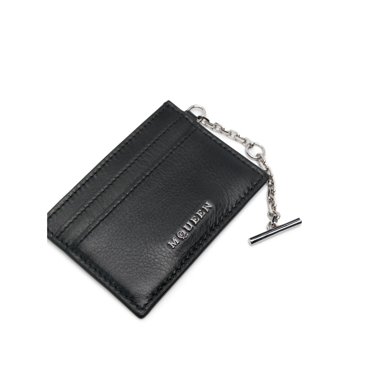 Black leather Sling card holder - Img 3
