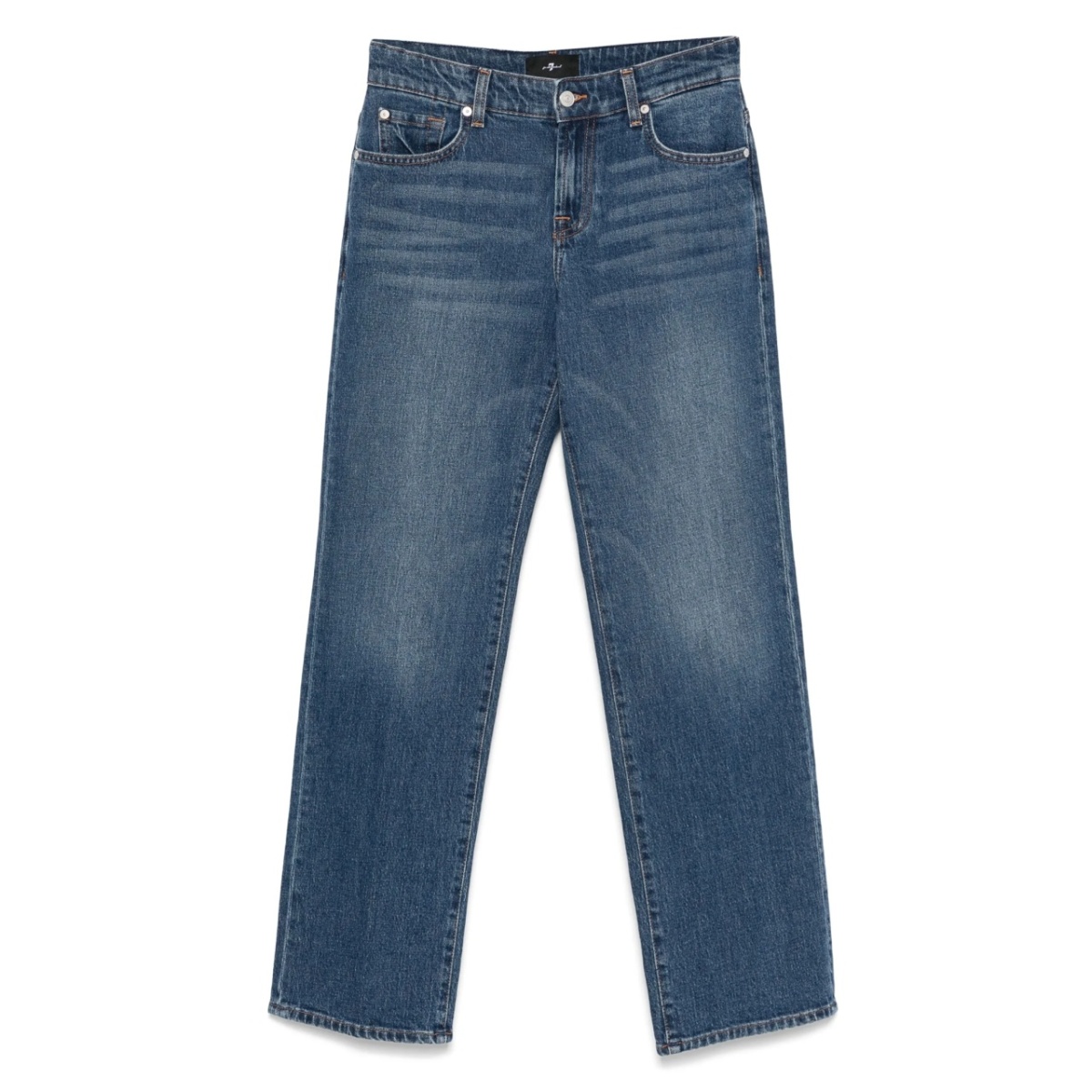 bleached-effect jeans