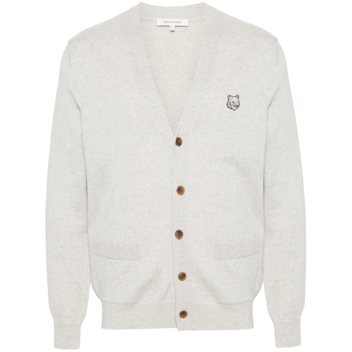 Bold Fox Head wool cardigan