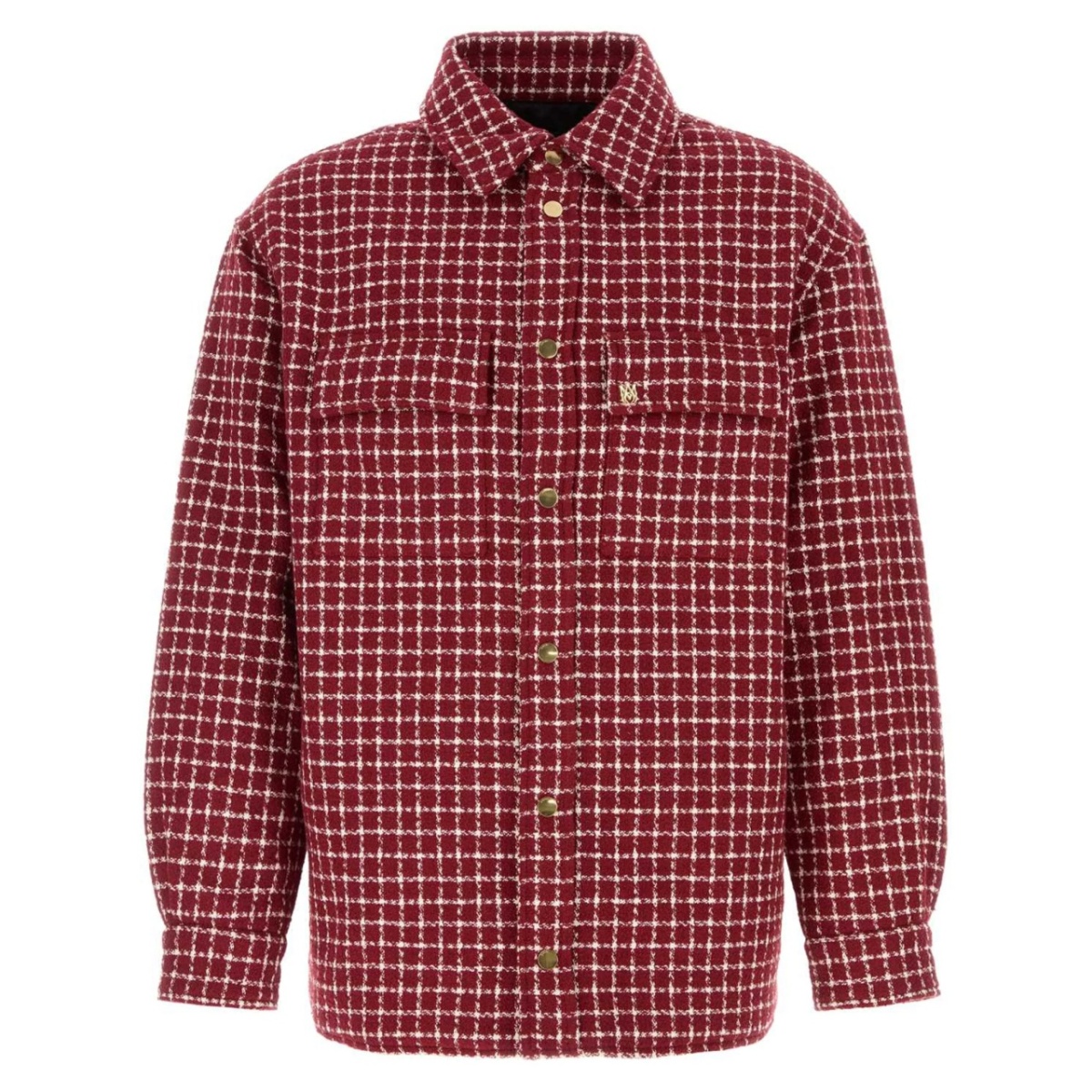 bouclé shirt jacket