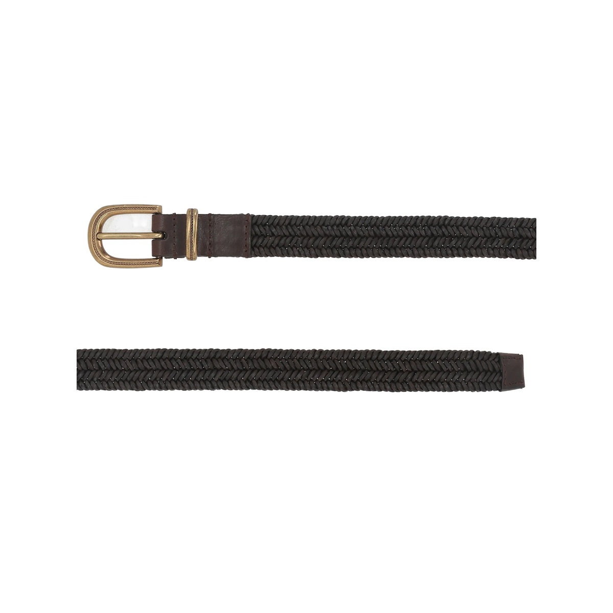 braided leather belt - Img 2