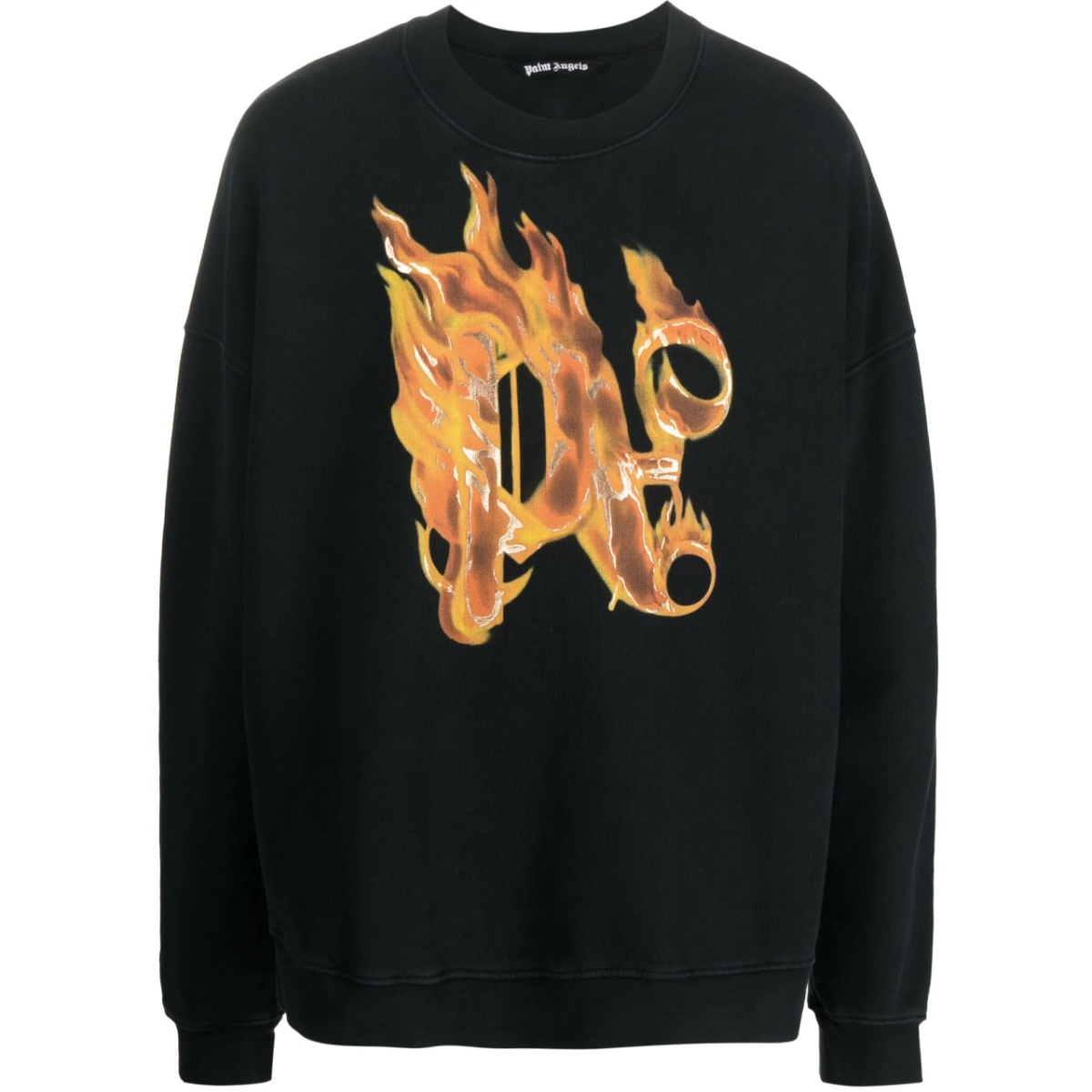 Burning monogram-print sweatshirt