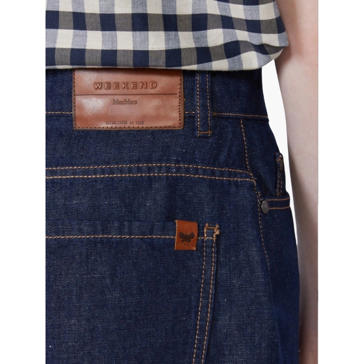 button denim shorts - Img 4