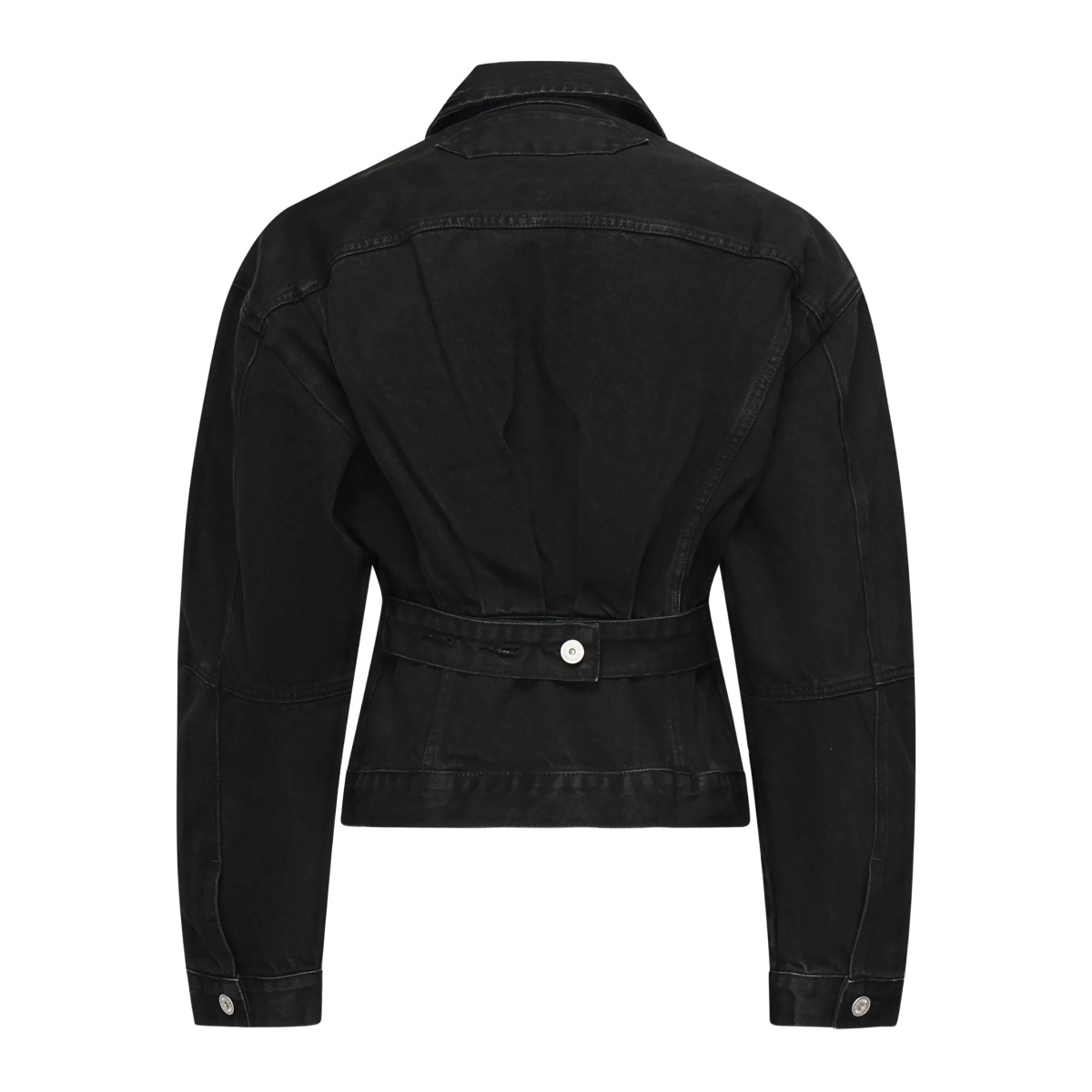 button-fastening denim jacket - Img 2