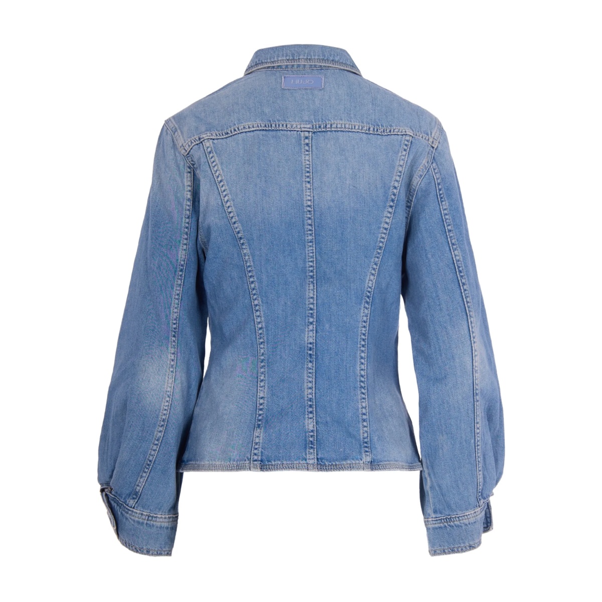 button puff-sleeve jacket - Img 2