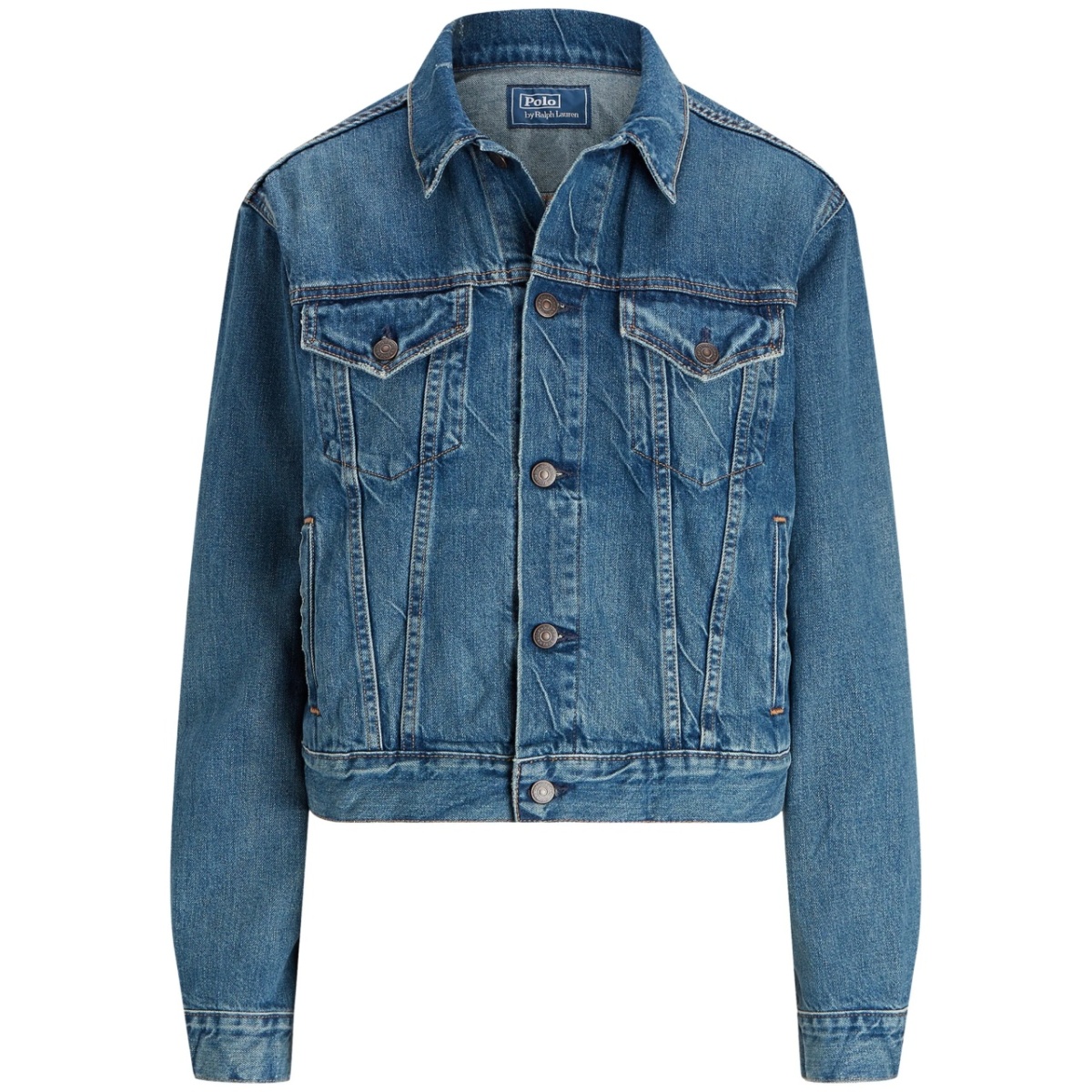 button-up denim jacket