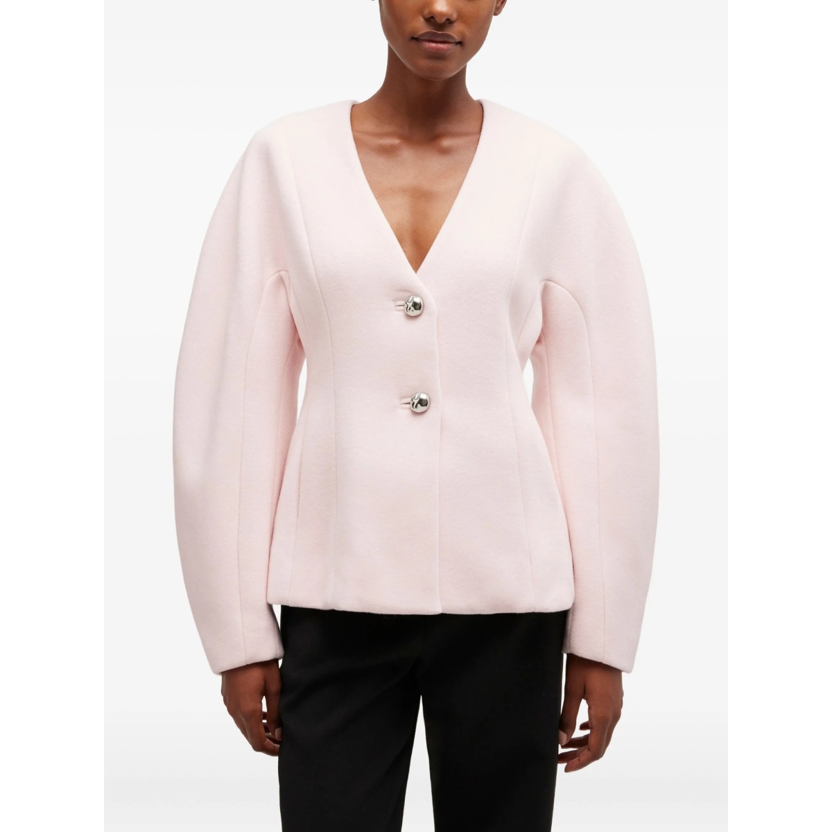 button V-neck jacket - Img 3