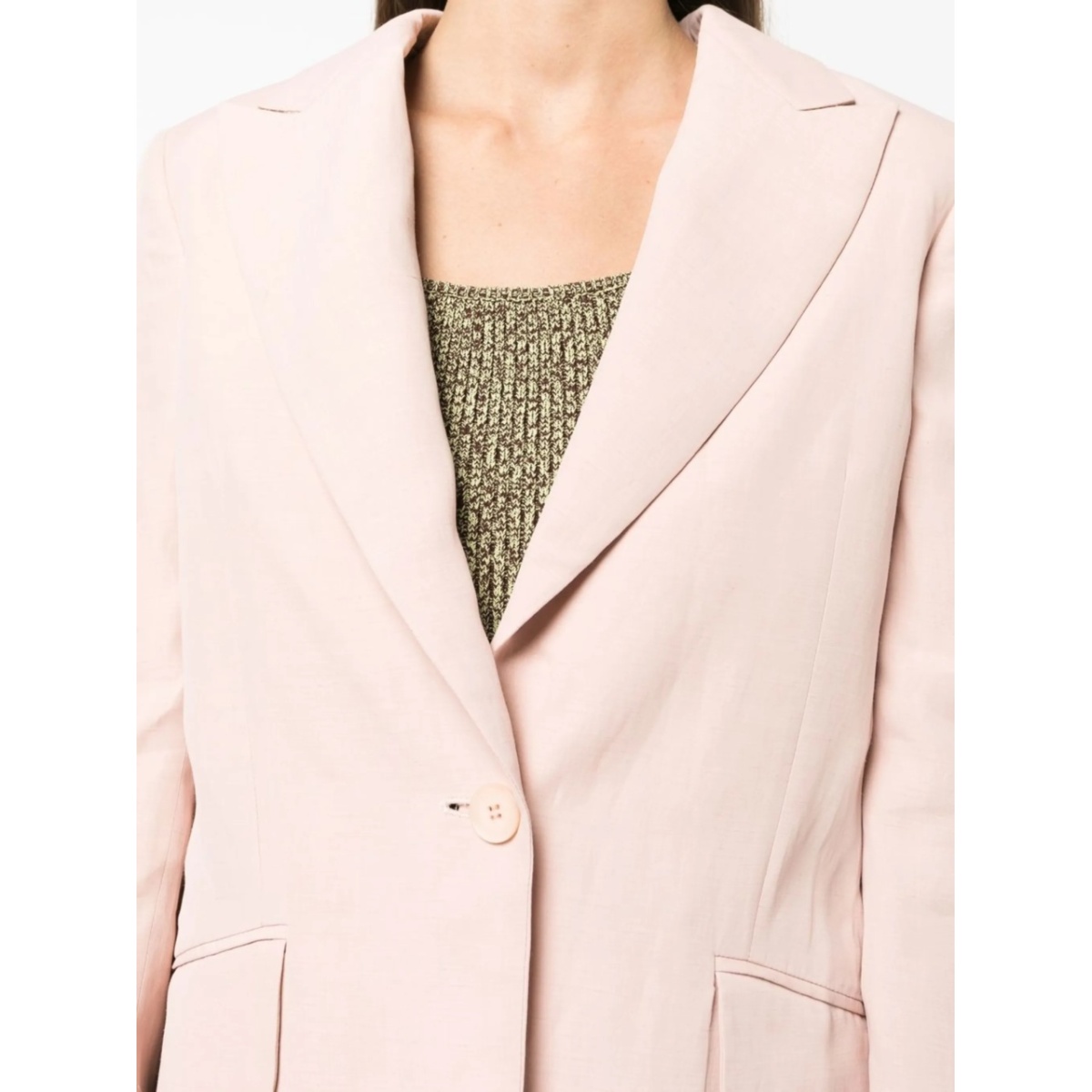 buttoned single-breasted blazer - Img 5