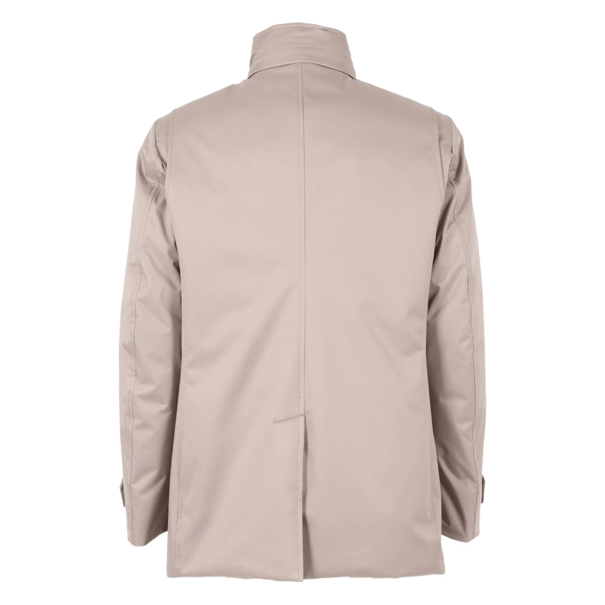 buttoned single-breasted padded jacket - Img 2
