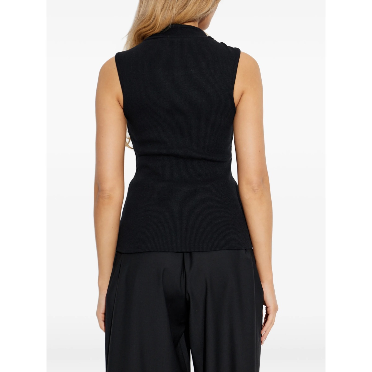 buttoned sleeveless top - Img 4