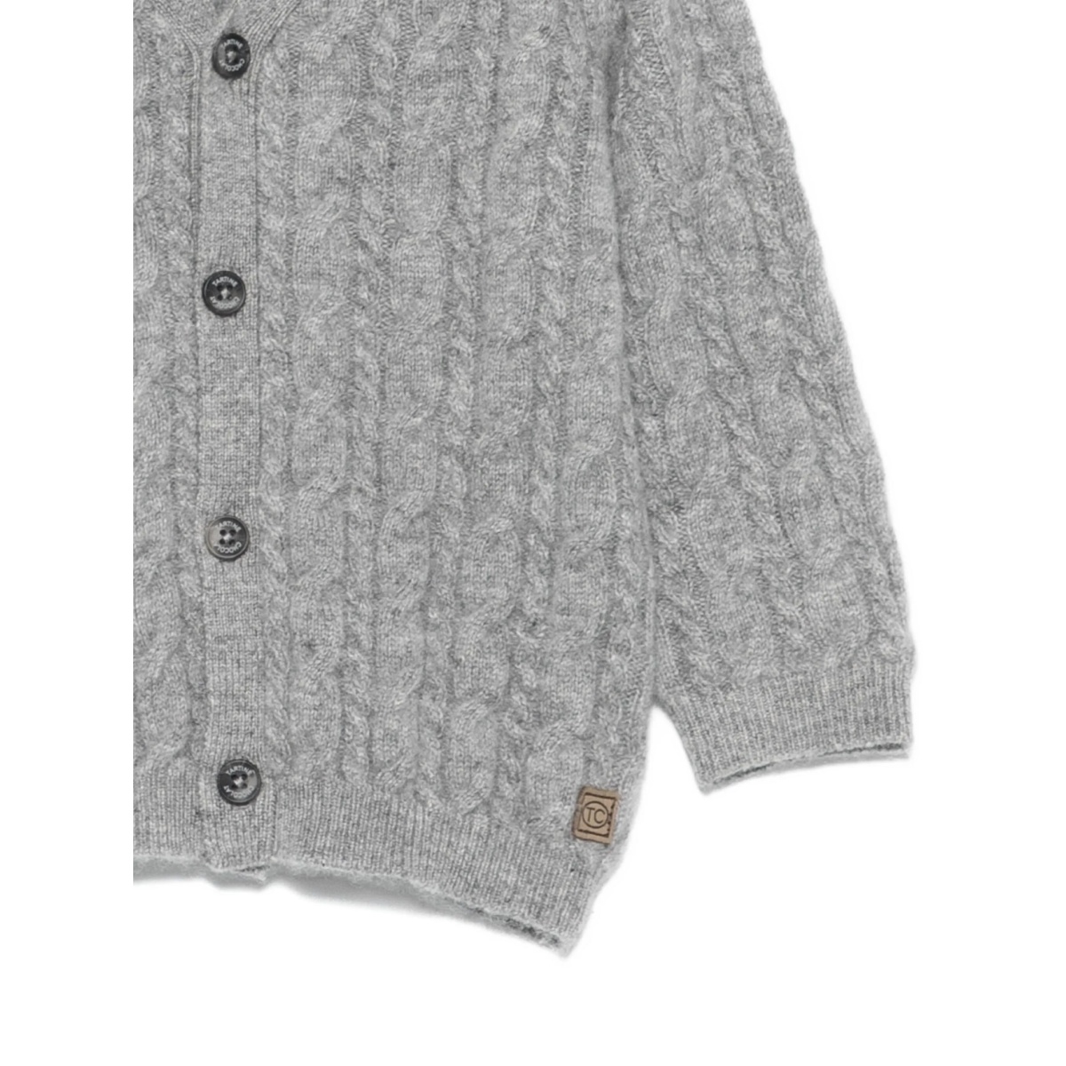 cable-knit buttoned cardigan - Img 3
