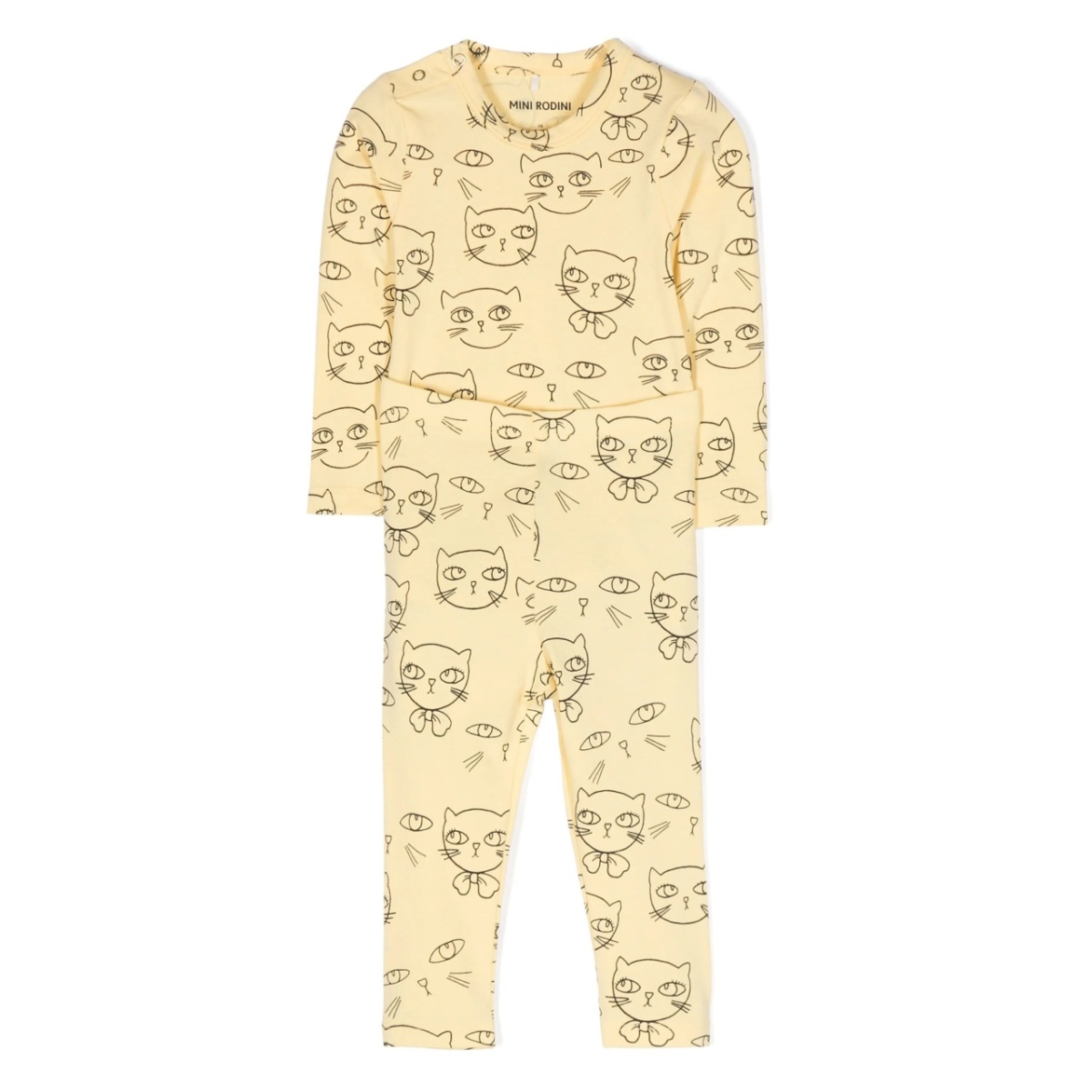 cat-print body set (two-pieces)