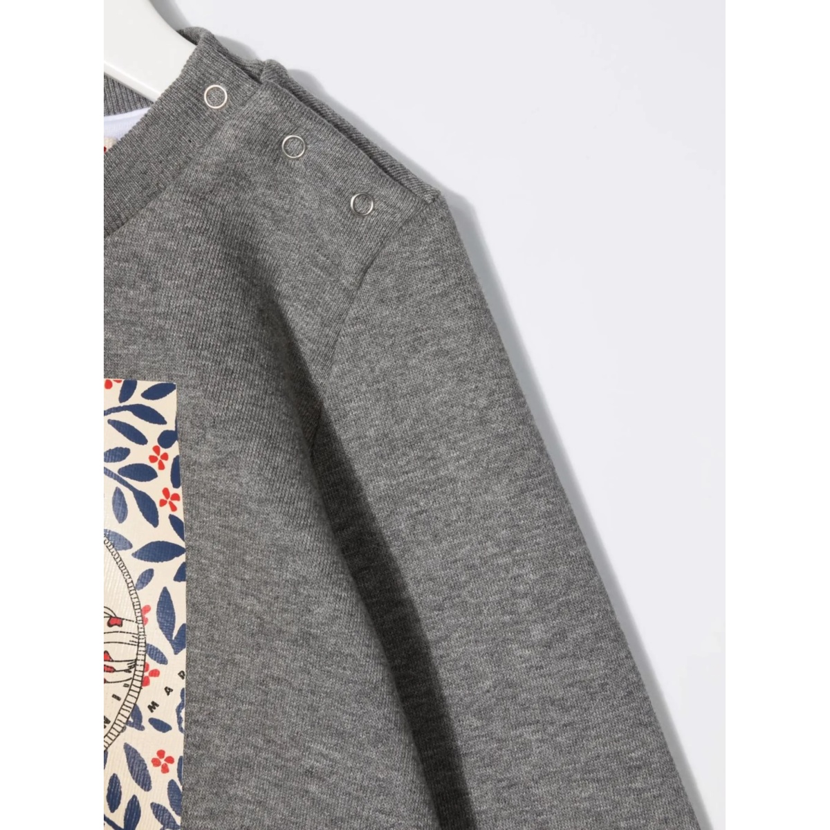 cat-print cotton sweatshirt - Img 3