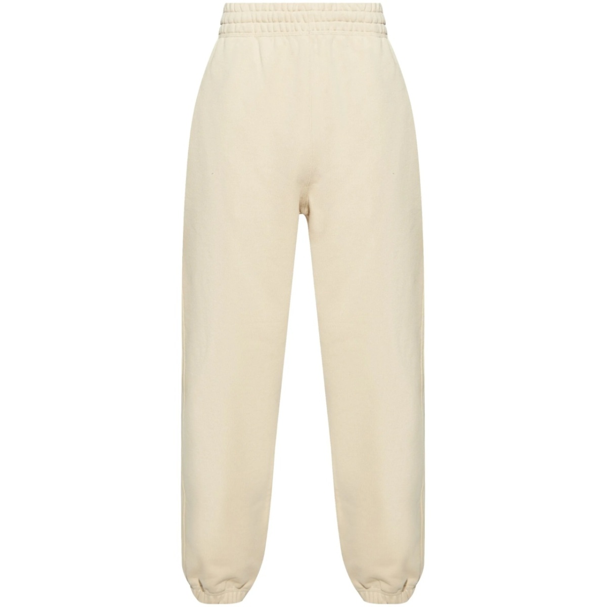 Check Label cotton track pants
