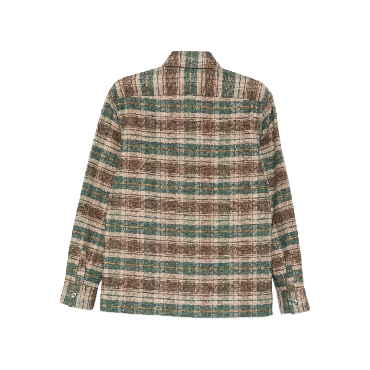 check-print pocket shirt - Img 2