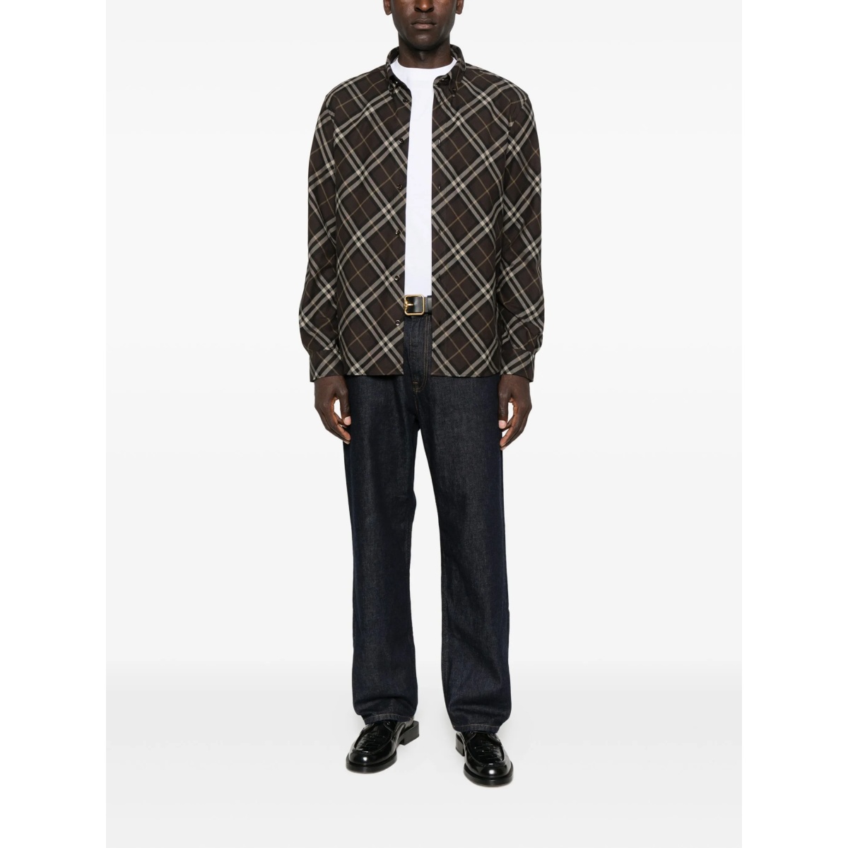checked button-down shirt - Img 2