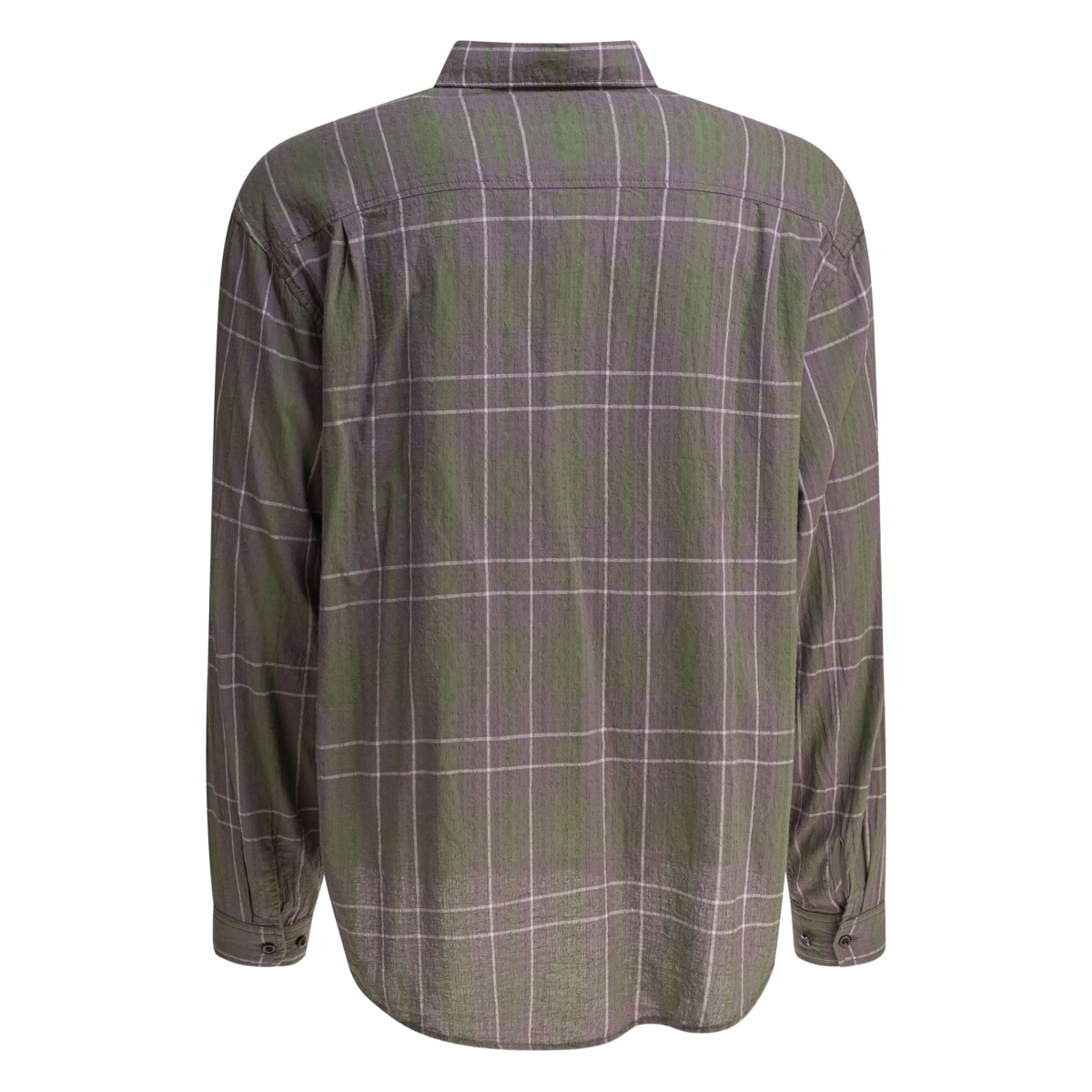 checked embroidered shirt - Img 2