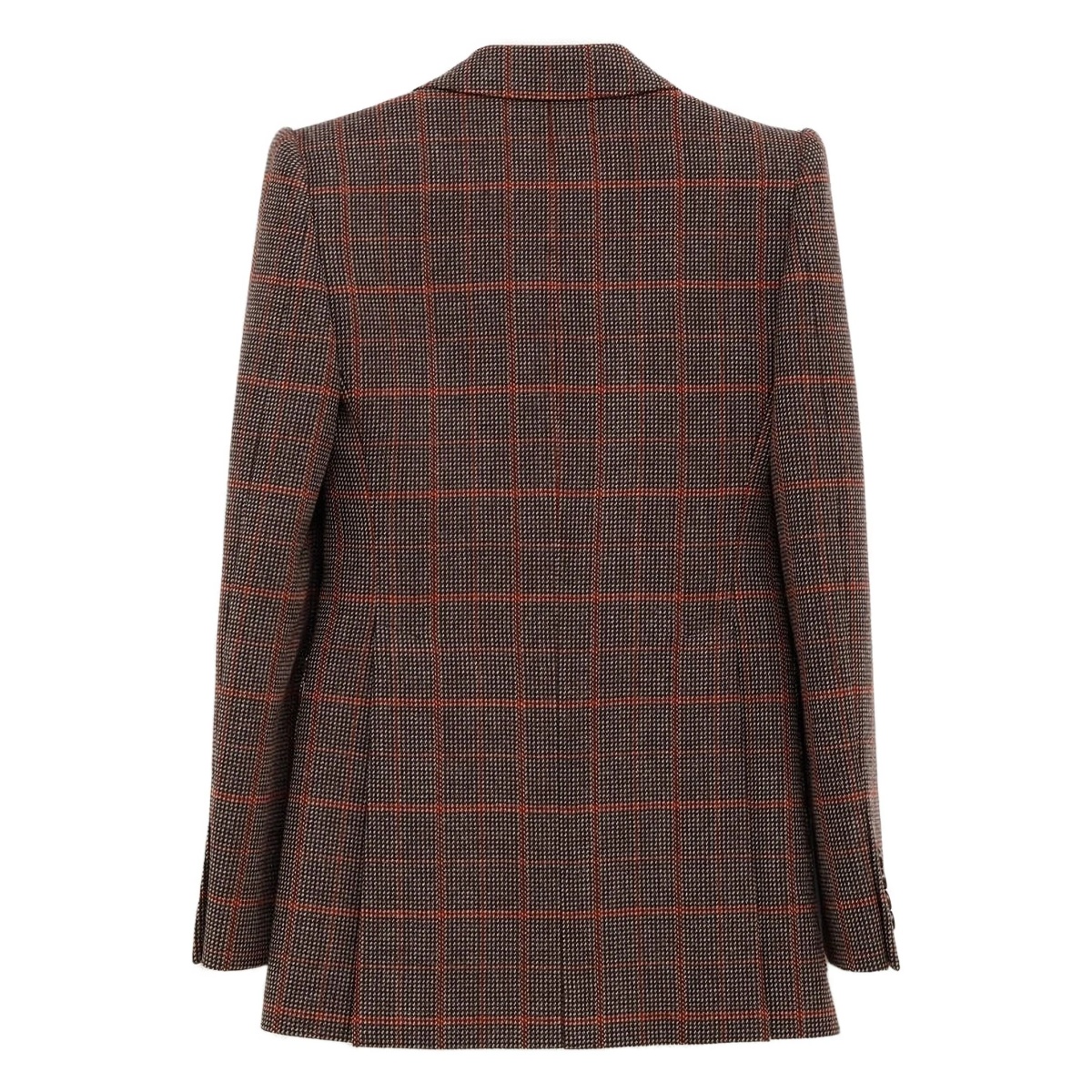 checked single-breasted blazer - Img 2